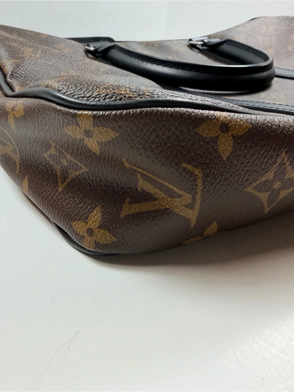 Louis Vuitton Porte Documents Voyage Macassar Monogram Briefcase